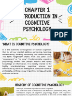 Chapter 1 - Cognitive