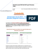 Gmail - Curso Práctico para La Declaración Anual 2023 Del SAT para Personas Morales, Este Jueves A Las 4pm