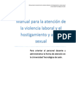 Manual para La Atención de La Violencia Laboral, Hostigamiento y Acoso UTL