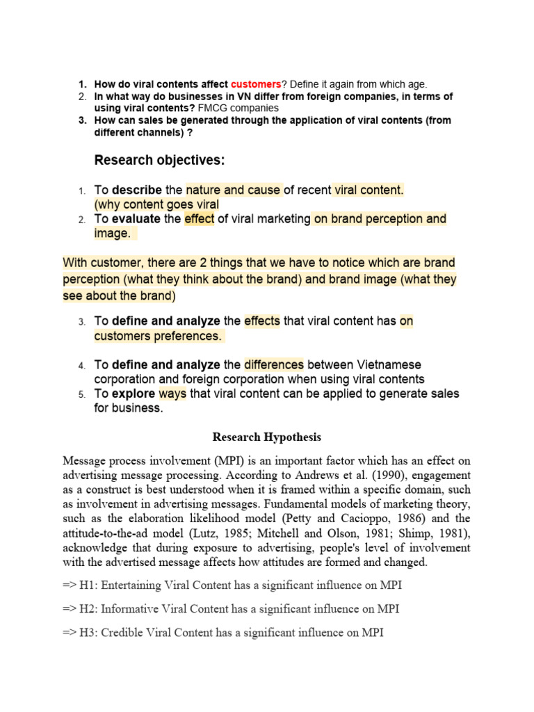 How Do Viral Contents Affect Customers PPNC | PDF | Mass Media ...