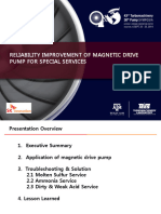 Magnetic Drive Pumps Reliability Improvement