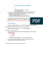 Devoir de Simulation Par Matlab ELN3 2022-2023