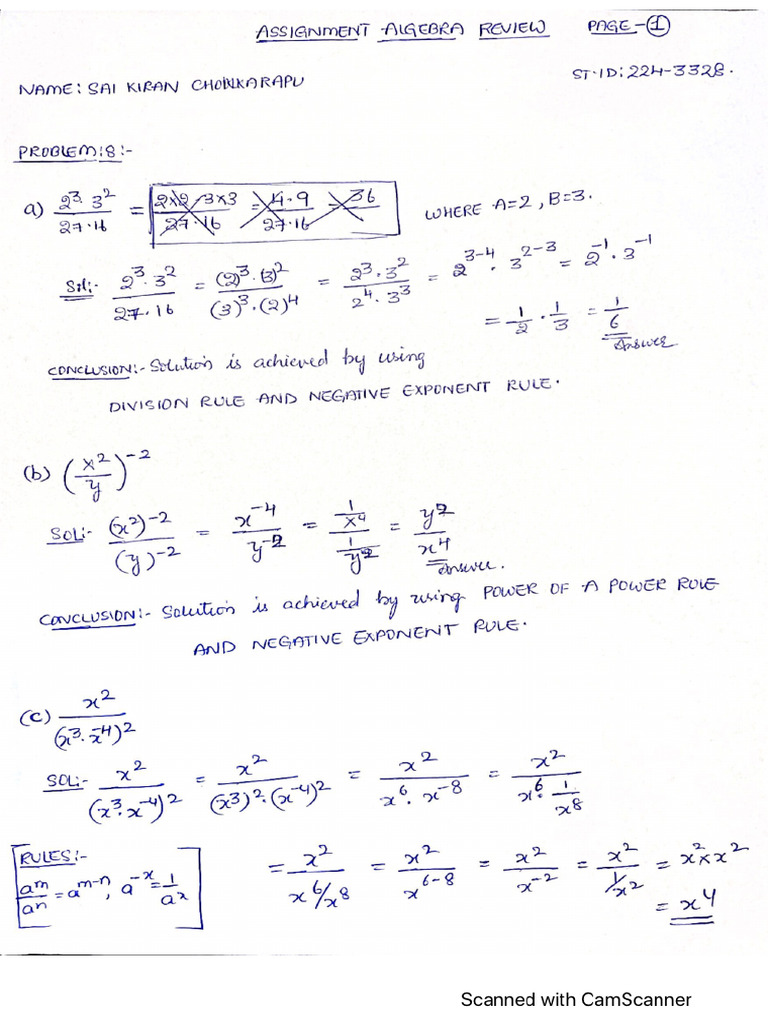 Sai Assignment01 Math 100 | PDF