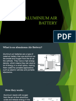 Aluminium Air Battery