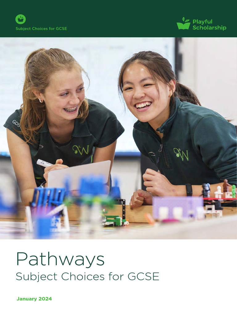 Pathways GCSE Options 2024 PDF Mathematics Thought