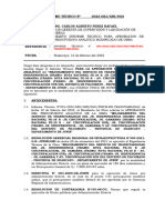 INFORME TECNICO Aprobacion PTO ANALITICO PTE PILCOMAYO 2022