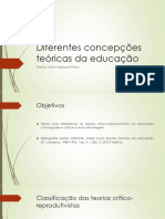 Aula - Teorias Crítico-Reprodutivista