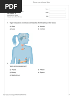 Endocrine System and Hormones - Quizizz