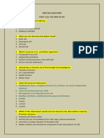 PRACTICE QUESTIONS Cell