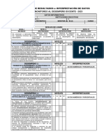 Tabulaciòn - Desempeño Docente