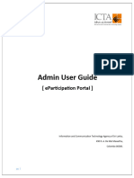 EParticipation Admin User Guide