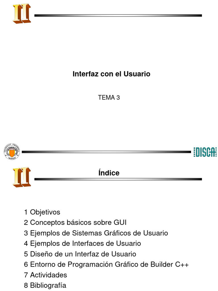 Ejemplos de Interfaz Gráfica de Usuario | PDF | Interfaz de usuario ...