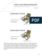 Furniture Plans How To Build A Rocking Chair