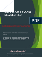 3.4 Inspección y Planes de Muestreo