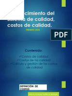 3.1 Costos de Calidad