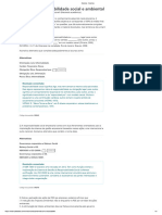 Gestão Da Responsabilidade Social e Ambiental