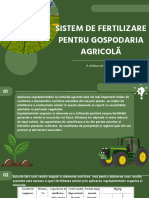 Sistem de Fertilizare Pentru Gospodaria Agricolă