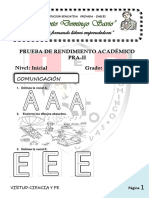 Simulacro Nursery 3 Años Pra II 2023