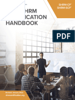 SHRM Certification Handbook 2022