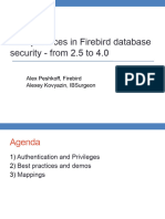 Firebird 4.0 - BestPracticesSecurity