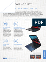 IdeaPad Gaming 3 15ARH05 Datasheet En