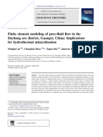Finite Element Modeling of Pore Fluid Flow in The Dachang Ore 2011 Geoscienc