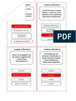 Lengua y Literatura Lengua y Literatura: A) Definido o Determinado