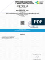 Sertifikat - Medication Error Untuk Profesional Pemberi Asuhan (Ppa) - Indri Febriana (1) - 1