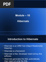 Module - 10 - Hibernate