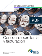 Informativo Grandes Clientes, Tarifas Horarias