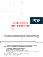 Introdução Bíbliográfica - Instituição BPC