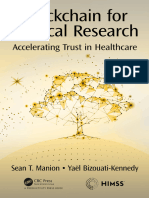 Sean T. Manion, Yaël Bizouati-Kennedy - Blockchain For Medical Research - Accelerating Trust in Healthcare-Productivity Press (2020)