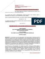 Ley de Justicia Administrativa para El Estado de Oaxaca