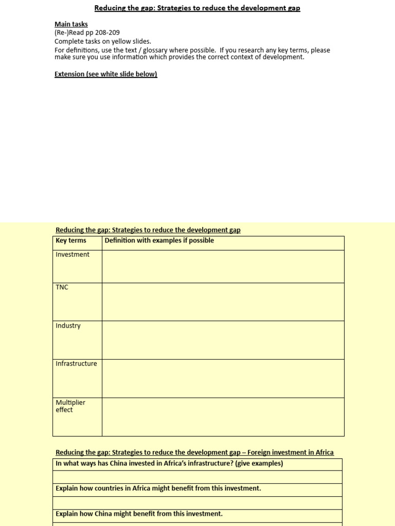 Dev Reducing The Gap - Strategies To Reduce The Dev Gap 2023 | PDF