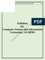 Computer Science and Information Technology scqp09