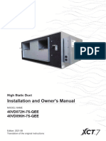 Installation and Owner's Manual IDU - HighStaticDuct