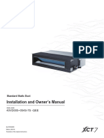 Installation and Owner's Manual IDU - StandardStaticDuct