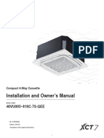 Installation and Owner's Manual IDU - Compact - 4 - Way