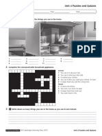 Unit 4 - Puzzles and Quizzes