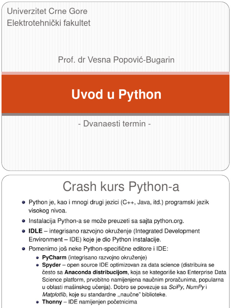 Python Uvod