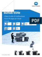 Bizhub 654e Datasheet