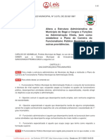 Plano de Cargos e Carreiras de Bagé PDF