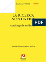 Karl R. Popper - La Ricerca Non Ha Fine. Autobiografia Intellettuale (1978, Armando)