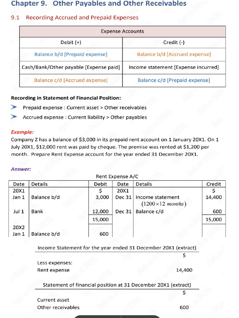 Accruals And Prepayments Simplified Pdf