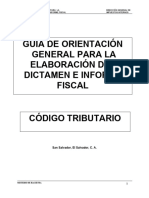 Guía de Orientación de Dictamen e Informe Fiscal