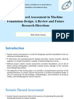 1371 - Seismic Hazard Assessment in Machine Foundation Design A Review and Future Research Directions
