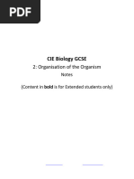 Grade 10 Cell Structure Study Notes | PDF