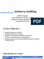 Lecture 1 Introduction To Auditing 21.11.2023