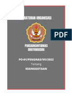 Peraturan Organisasi 01-Keanggotaan Pokdarkamtibmas NASIONAL 2022