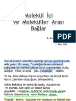 D1 Ders 2 Molekul Ici Ve Molekuller Arasi Baglar